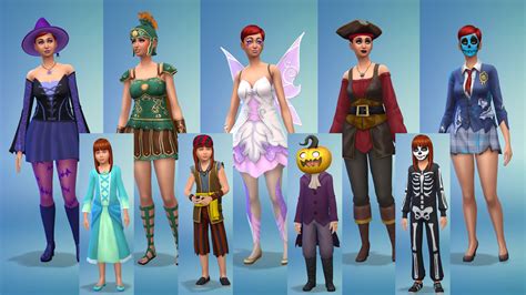 diy sims costume|sims 4 spooky day costumes.